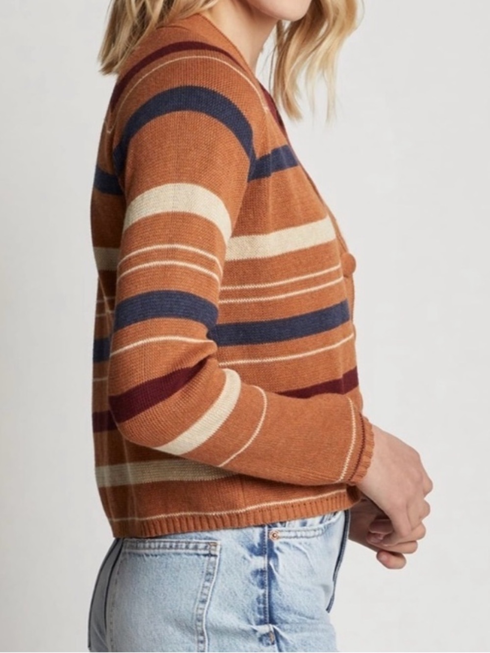 Pendleton Striped Grandpa Cardigan☕️ - Picture 5 of 9